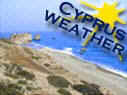 Check out the weather in Cyprus today and everyday - mostly sunny and warm we think!